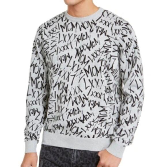 GUESS DAWSON MCM GRAFFITI SWEATER SIZE L - Picture 1 of 8